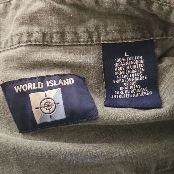 World Island S/S Shirt L - Picture 3 of 3
